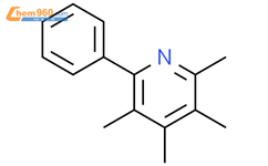 Pyridine, 2,3,4,5-tetramethyl-6-phenyl-结构式图片|80206-51-5结构式图片