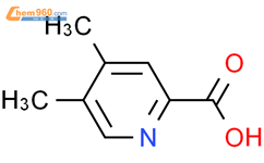 4,5-二甲基吡啶-2-羧酸结构式图片|802256-42-4结构式图片