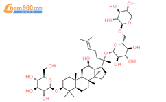 三七皂苷 Fd结构式图片|80321-63-7结构式图片