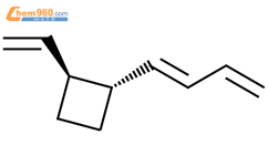 环丁烷，1-（1,3-丁二烯基）-2-烯基-，[1α（E），2β]-（9CI）结构式图片|80344-52-1结构式图片