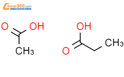 propanoic acid - acetic acid (1:1)结构式图片|8068-63-1结构式图片