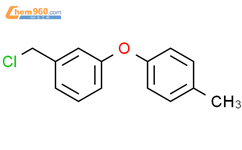 BENZENE, 1-(CHLOROMETHYL)-3-(4-METHYLPHENOXY)-结构式图片|80854-15-5结构式图片