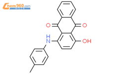 1-羟基-4-(对甲苯胺基)-蒽醌结构式图片|81-48-1结构式图片