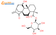 等效-6,11-二羟基-15-氧代-16-贝壳杉烯-19-酸 β-D-吡喃葡萄糖酯结构式图片|81263-97-0结构式图片
