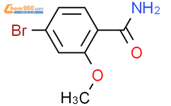 4-溴-2-甲氧基苯甲酰胺结构式图片|812667-44-0结构式图片