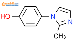 4-(2-甲基-1H-咪唑)苯酚结构式图片|81376-54-7结构式图片