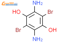 2,5-二氨基-3,6-二溴-1,4-苯二酚结构式图片|81534-82-9结构式图片