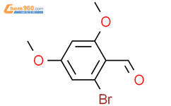 2-溴-4,6-二甲氧基苯甲醛结构式图片|81574-69-8结构式图片