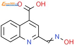4-Quinolinecarboxylic acid, 2-[(hydroxyimino)methyl]-结构式图片|81735-38-8结构式图片