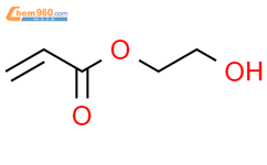 丙烯酸羟乙酯结构式图片|818-61-1结构式图片