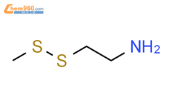 2-(methyldisulfanyl)ethan-1-amine结构式图片|82235-84-5结构式图片