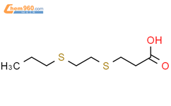 Propanoic acid, 3-[[2-(propylthio)ethyl]thio]-结构式图片|823235-27-4结构式图片