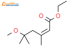 2-Hexenoic acid, 5-methoxy-3,5-dimethyl-, ethyl ester, (Z)-结构式图片|82343-47-3结构式图片