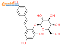 2,3,5,4'-四羟基二苯乙烯-2-O-β-D-吡喃葡萄糖苷结构式图片|82373-94-2结构式图片