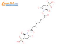 双琥珀酰亚胺辛二酸酯磺酸钠盐结构式图片|82436-77-9结构式图片