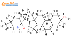 (22S,25S)-spirosol-5-en-3beta-ol结构式图片|82444-05-1结构式图片