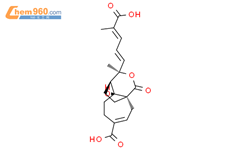 去甲氧基去乙酰氧基土槿甲酸B标准品结构式图片|82508-36-9结构式图片
