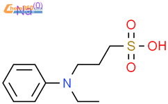 N-乙基-N-(3-磺丙基)苯胺钠盐结构式图片|82611-85-6结构式图片