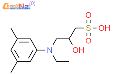 N-乙基-N-(2-羟基-3-磺丙基)-3,5-二甲基苯胺钠盐一水合物结构式图片|82692-97-5结构式图片