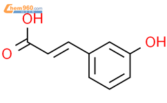 3-(3-hydroxyphenyl)prop-2-enoic acid结构式图片|82735-70-4结构式图片