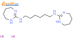 N,N'-di-4,5,6,7-tetrahydro-1H-1,3-diazepin-2-ylhexane-1,6-diamine dihydroiodide结构式图片|82911-01-1结构式图片