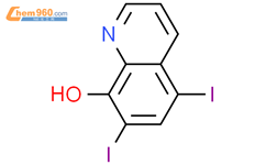 双碘喹啉结构式图片|83-73-8结构式图片