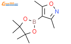 3,5-二甲基异恶唑-4-硼酸频哪醇酯结构式图片|832114-00-8结构式图片
