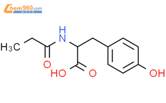 L-Tyrosine, N-(1-oxopropyl)-结构式图片|83240-72-6结构式图片
