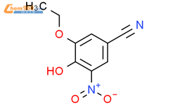 3-ethoxy-4-hydroxy-5-nitroBenzonitrile结构式图片|834907-59-4结构式图片