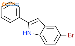 5-溴-2-苯基-1H-吲哚结构式图片|83515-06-4结构式图片