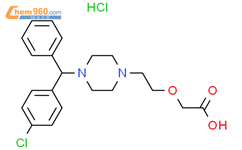 盐酸西替利嗪结构式图片|83881-52-1结构式图片