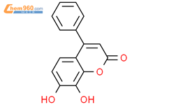 7,8-二羟基-4-苯基香豆素结构式图片|842-01-3结构式图片