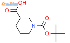 N-Boc-DL-六氢烟碱酸结构式图片|84358-12-3结构式图片