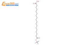 18-(叔丁氧基)-18氧代十八烷酸结构式图片|843666-40-0结构式图片