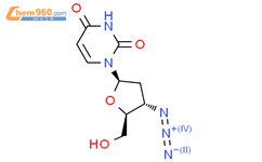 3-叠氮基-2,3-二脱氧尿苷