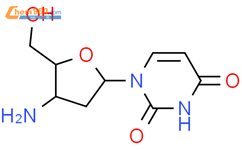 3'-氨基-2',3'-二脱氧尿苷结构式图片|84472-86-6结构式图片