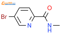 N-甲基-5-溴吡啶甲酰胺结构式图片|845305-87-5结构式图片
