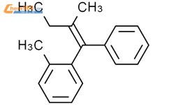 Benzene,methyl(2-methyl-1-phenyl-1-butenyl)- (9CI)