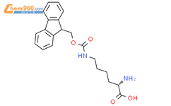 N'-Fmoc-L-赖氨酸结构式图片|84624-28-2结构式图片