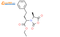 N-(1-(S)-乙氧基羰基-3-苯丙基)-L-丙氨酰-N-羧酸酐结构式图片|84793-24-8结构式图片