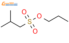 1-Propanesulfonic acid, 2-methyl-, propyl ester结构式图片|84796-02-1结构式图片