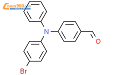 4-[N-(4-溴苯基)-N-苯胺]苯甲醛结构式图片|847978-62-5结构式图片