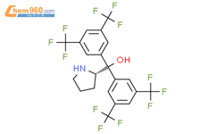 -双[3,5-双(三氟甲基)苯基]-2-吡咯烷甲醇结构式图片|848821-76-1结构式图片