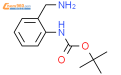 N-[2-(氨基甲基)苯基]氨基甲酸叔丁酯结构式图片|849020-94-6结构式图片