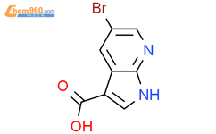 5-溴-7-氮杂-吲哚-3-羧酸结构式图片|849068-61-7结构式图片