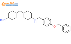 Benzenemethanamine,N-[4-[(4-aminocyclohexyl)methyl]cyclohexyl]-4-(phenylmethoxy)-结构式图片|849908-44-7结构式图片
