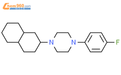 Piperazine, 1-(decahydro-2-naphthalenyl)-4-(4-fluorophenyl)-结构式图片|849908-98-1结构式图片