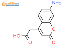 7-氨基-4-羧甲基香豆素结构式图片|85157-21-7结构式图片