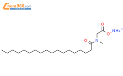 Glycine,N-methyl-N-(1-oxooctadecyl)-, ammonium salt (9CI)结构式图片|85283-56-3结构式图片