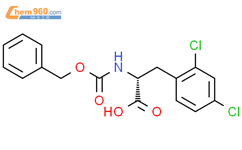 Cbz-2,4-二氯-D-苯丙氨酸结构式图片|852838-72-3结构式图片
